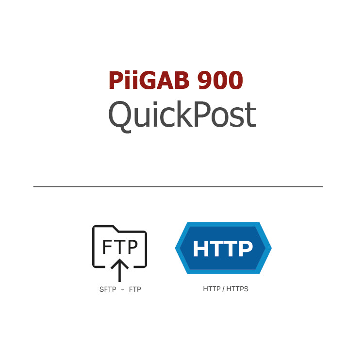 PiiGAB QuickPost (FTP, SFTP, HTTP, HTTPS)