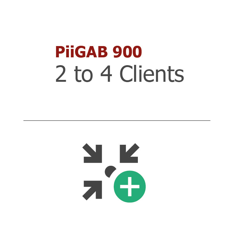 2 bis 4 Clients