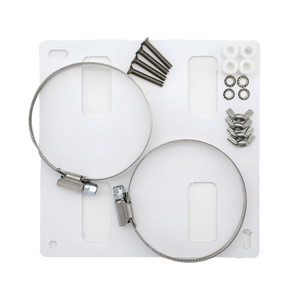 Pole mount kit for Repeater/Bridge Enclosure, incl. strap